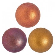 Les perles par Puca® Cabochon 25mm - Yellow gold metallic iris 00030/01620